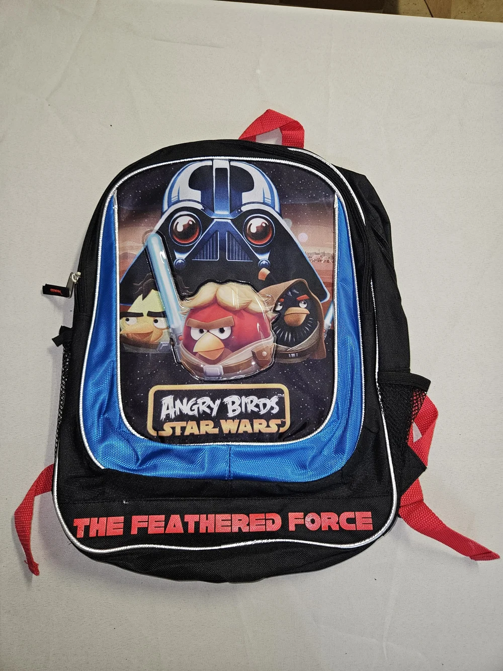 Vintage Angry Birds Star Wars The Feathered Force Kids School Backpack Bag NWOT